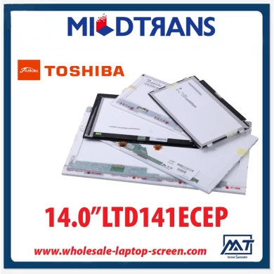 14.1 "rétro-éclairage CCFL portable TOSHIBA écran LCD de l'ordinateur personnel LTD141ECEP 1024 × 768 cd / m2 200 C / R 200: 1