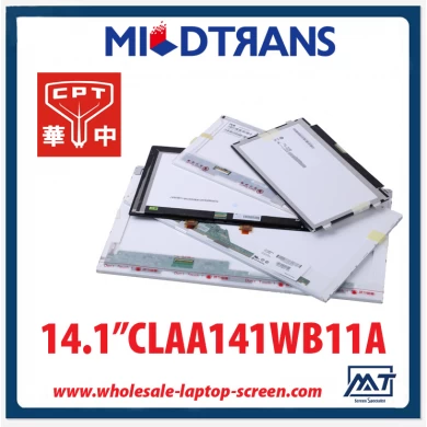 14.1“CPT WLED背光笔记本电脑的LED显示屏CLAA141WB11A 1280×800 cd / m2的220℃/ R 400：1