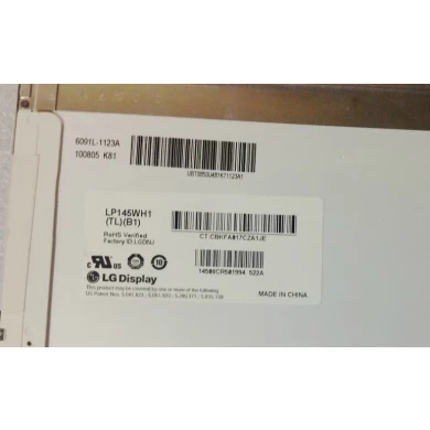 14.5 "LG 디스플레이 WLED 백라이트 노트북 LED 스크린 LP145WH1 - TLB1 1366 × 768 CD / m2의 C / R