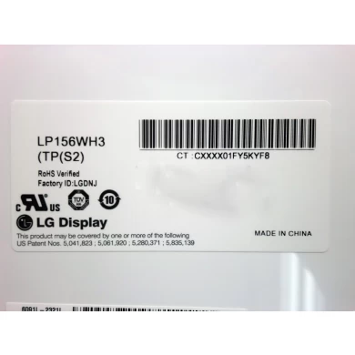 15.6 "LG Display WLED portable pc de rétroéclairage LCD TFT LP156WH3-TPS2 1366 × 768 cd / m2 200 C / R 500: 1