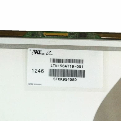15.6 "SAMSUNG WLED دفتر الخلفية TFT LCD أجهزة الكمبيوتر الشخصية LTN156AT19-001 1366 × 768 CD / M2 220 C / R 300: 1