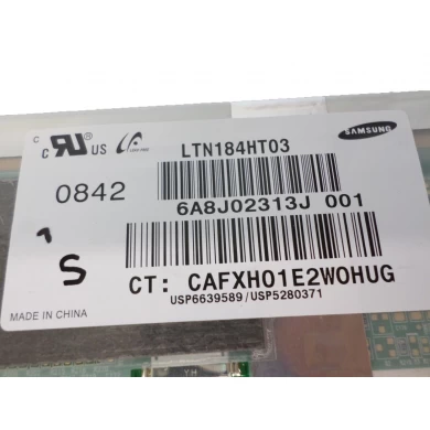 18,4 "ordinateur portable SAMSUNG CCFL de rétroéclairage LCD d'ordinateur panneau LTN184HT03-001 1920 × 1080 cd / m2 250 C / R 600: 1