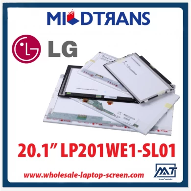 20.1 "LG Display CCFL aydınlatmalı dizüstü bilgisayar LCD ekran LP201WE1-SL01 1680 × 1050 cd / m2 320 ° C / R 600: 1