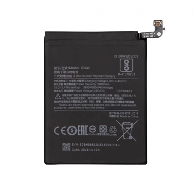 3900mAh BN46 Remplacement de la batterie pour téléphone portable Xiaomi Redmi 7