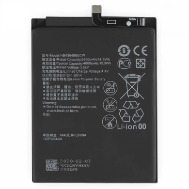 Reemplazo de la batería de 4000mAh HB436486ECW para el teléfono celular Huawei Mate10 Pro