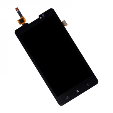 Lenovo P780 LCD 터치 스크린 디지타이저 휴대 전화 어셈블리 교체 용 5.0 인치 블랙