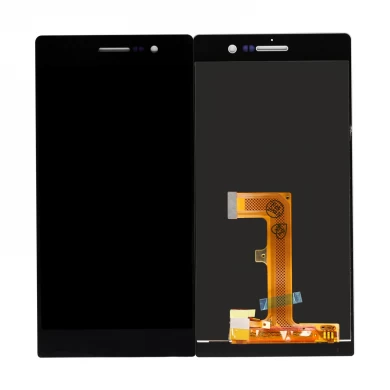 Display del gruppo LCD del telefono cellulare nero da 5,0 pollici del telefono cellulare per Huawei Ascend P7 Touch Screen LCD