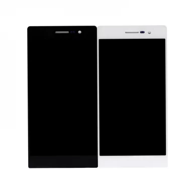 Pantalla de montaje LCD de teléfono móvil negro / blanco de 5.0 pulgadas para Huawei Ascend P7 LCD Pantalla táctil