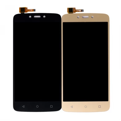 5.0 "Schermo LCD del telefono cellulare di sostituzione nero OEM per Moto C Plus XT1723 Digitizer touch screen