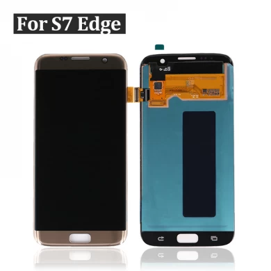 Molbile Phone LCD für Samsung Galaxy S7 Rand G940 Touchscreen OLED schwarz / weiß 5.5 "