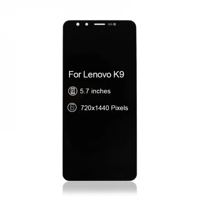 Lenovo K9에 대한 5.7 "LCD 휴대 전화 화면 터치 디스플레이 디지타이저 조립체 교체