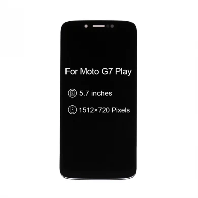 5.7 "Moto G7 PlayのためのOEM LCDのタッチスクリーンデジタイザーXT1952-4 LCD携帯電話のアセンブリを表示する