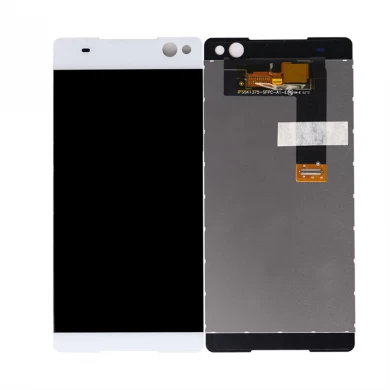 6.0 "Digitant à écran tactile LCD pour Sony Xperia C5 Ultra Afficher le téléphone portable ASSEMBLAGE WHITE