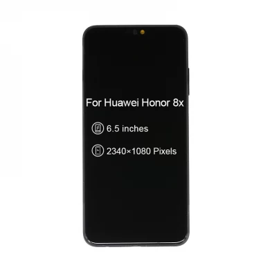 Assemblaggio LCD del telefono cellulare da 6.5 '' per Huawei Honor 8x LCD con telaio digitalizzatore touch screen