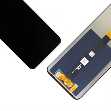 6.5 "Montagem de tela LCD do telefone celular para Moto One Fusion Display Touch Screen Digitador Preto