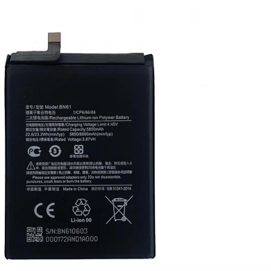 6000Mah Bn61 Mobile Phone Battery For Xiaomi Poco X3 Battery Replacement