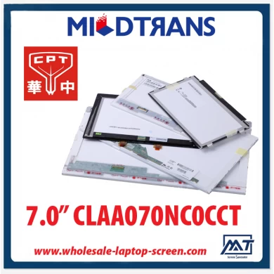 7.0“CPT WLED笔记本TFT CLAA070NC0CCT 1024×600 cd / m2 300 C / R 400：1