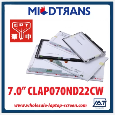 7.0 "CPT não notebook backlight célula aberta CLAP070ND22CW 1024 × 600 cd / m2 0 C / R 700: 1