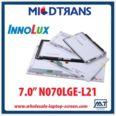7,0 "Innolux rétroéclairage WLED portable affichage LED N070LGE-L21 1024 × 600 cd / m2 350 C / R 750: 1