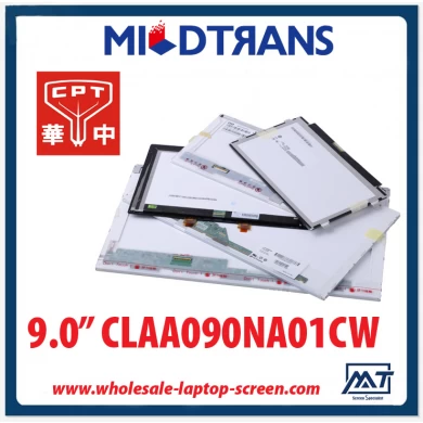 9.0 "portátil retroiluminación WLED CPT ordenador personal pantalla LED CLAA090NA01CW 1024 × 600 cd / m2 300 C / R 500: 1