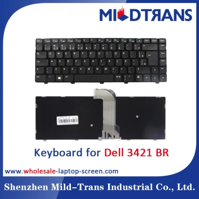 BR 笔记本电脑键盘用于 Dell ™3421