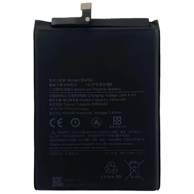 Batería BM54 5000mAh para Xiaomi Redmi Note 9T Reemplazo de la batería de iones de litio
