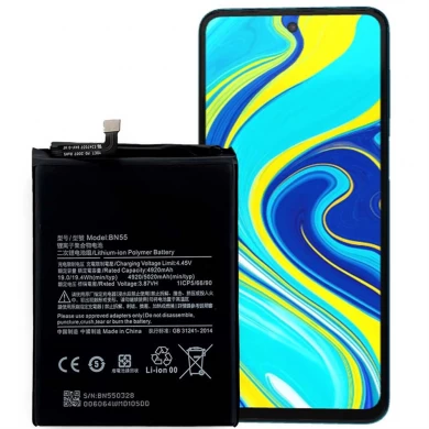 Batterie BN55 5020MAH pour Xiaomi Redmi Remarque 9s Remplacement de la batterie Li-ion