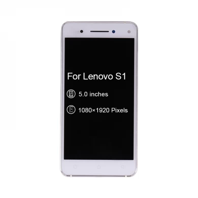 Branco preto para Lenovo Vibe S1 LCD Display Touch Screen Digitador Assembly Telefone Celular