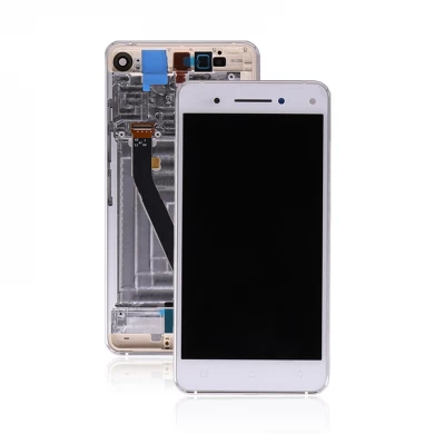 Branco preto para Lenovo Vibe S1 LCD Display Touch Screen Digitador Assembly Telefone Celular