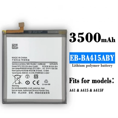 EB-BA415ABY 3.85V 3500mAh Batería para Samsung Galaxy A41 Teléfono celular Reemplazo de la batería