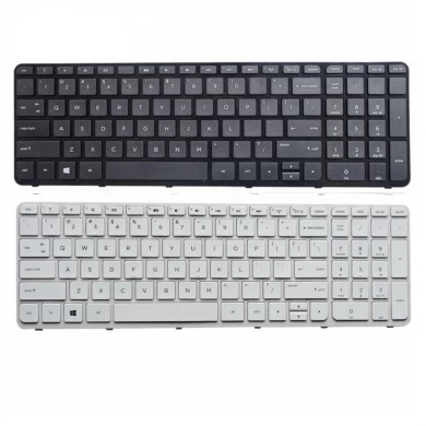 HPパビリオン用の英語ラップトップキーボード15-N 15-E 15E 15-R 15-A 15-S 15-G 250 G2 G3 255 G2 G3 256 G2 G3