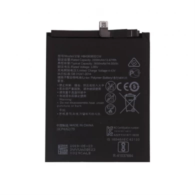 Bateria de venda quente de preço de fábrica Bateria HB436380ECW 3650mah para bateria Huawei P30