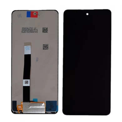 Montaje digitalizador de la pantalla LCD del teléfono móvil del precio de fábrica con el marco para LG Q92 LCD Black