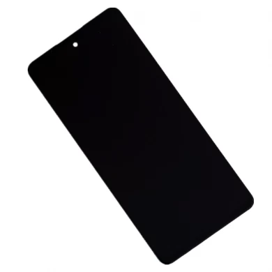 工厂价格手机LCD屏幕数字化器组件带框架LG Q92 LCD黑色