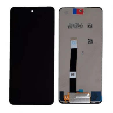 Fabrika Fiyat Cep Telefonu LCD Ekran Digitizer Meclisi ile Çerçeve Ile LG Q92 LCD Siyah