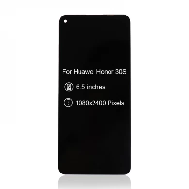 Huawei Honor 30S LCD CDY-AN90 LCDディスプレイスクリーンデジタイザアセンブリ電話ブラック