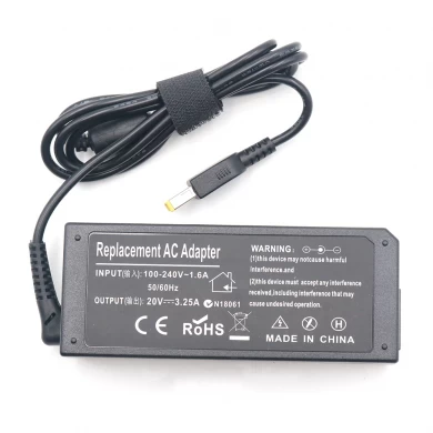For Lenovo 20V 3.25A 65W DC USB Power Adapter Laptop Charger