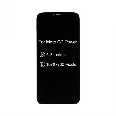 Für Moto G7 Power XT1955 LCD-Display-Touchscreen-Digitizer-Mobiltelefon-Montageersatz
