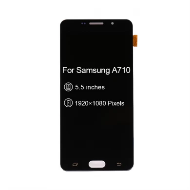 Pour Samsung A7 2016 A710 OLED Téléphone cellulaire LCD écran tactile de numériseur de numérisation de remplacement OEM