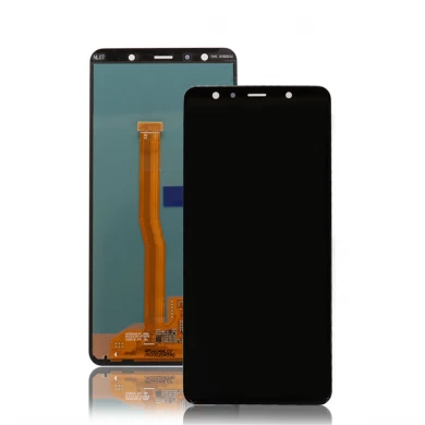 Para Samsung Galaxy A750 A7 2018 LCD Pantalla táctil digitalizador Montaje de teléfono móvil Reemplazo OEM TFT