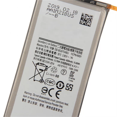 Para Samsung Galaxy S10 Plus G975 Batería de iones de litio EB-BG975ABU 4100mAH Batería de teléfono de reemplazo