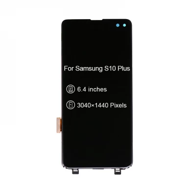 Per Samsung S10 Plus 6.4inch MOLBILE TOUCH SCREEN TOUCH SCREEN OLED nero