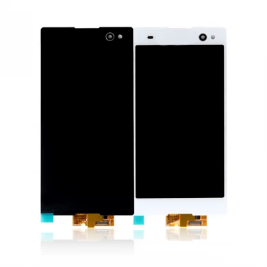 Para Sony C3 display LCD Touch Screen Mobile Phone Digitador Assembly Substituição Branco