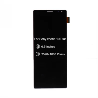 Pour Sony Xperia 10 Plus Affiche LCD Touch Screen Digitizer Mobile Phone Assembly Remplacement