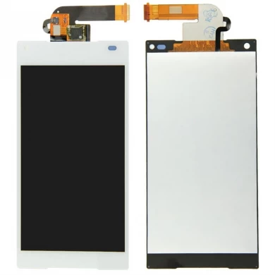 Para Sony Xperia Z5 Mini Compact LCD Display Display Touch Screen Digitador Montagem de Telefone celular Branco