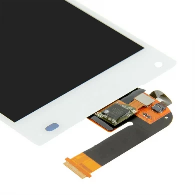 Para Sony Xperia Z5 Mini Compact LCD Display Display Touch Screen Digitador Montagem de Telefone celular Branco