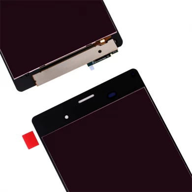 لسوني Z3 L55U L55T D6603 D6653 عرض شاشة LCD لمس الشاشة محول الأرقام الهاتف التجمع الأسود