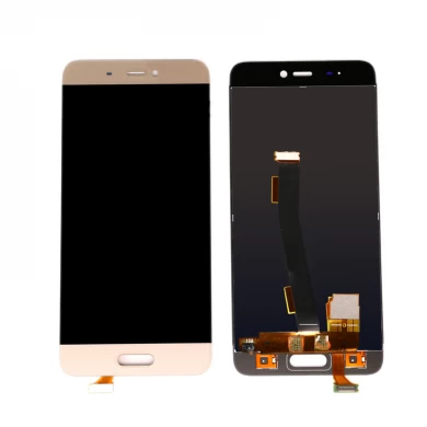 Para xiaomi mi5 lcd telefone touch screen digitador montagem substituição 5.15 "ouro branco preto