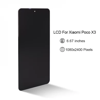 Para Xiaomi POCO X3 LCD Pantalla táctil digitalizador de pantalla de teléfono móvil accesorios