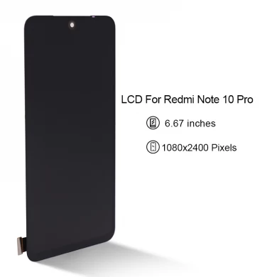 对于Xiaomi Redmi Note 10 Pro LCD电话显示触摸屏数字化器装配更换